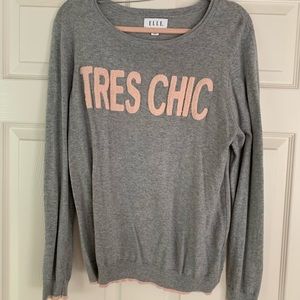 Elle “tres chic” sweater